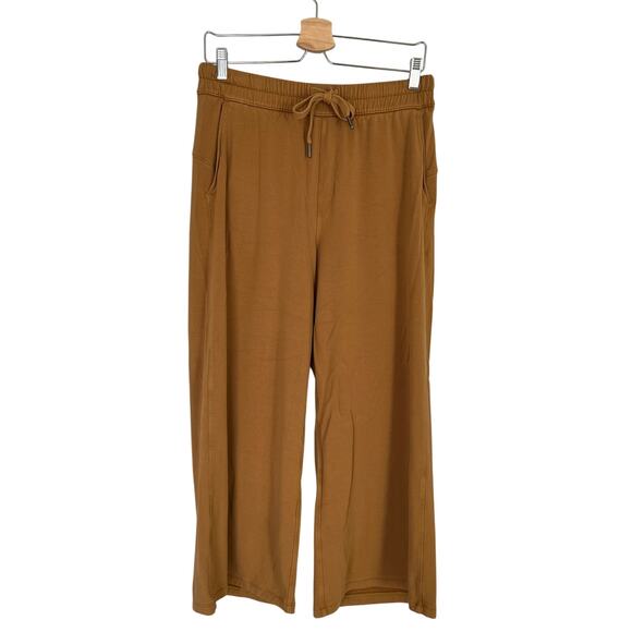 Lululemon Bound To Bliss High Rise 7/8 Spiced Bronze Modal Fleece Pants Women 8 - Picture 1 of 13